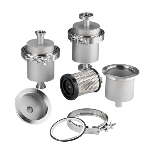 Coaxial Foreline Traps with Replaceable Filters – Flexible Vacuum