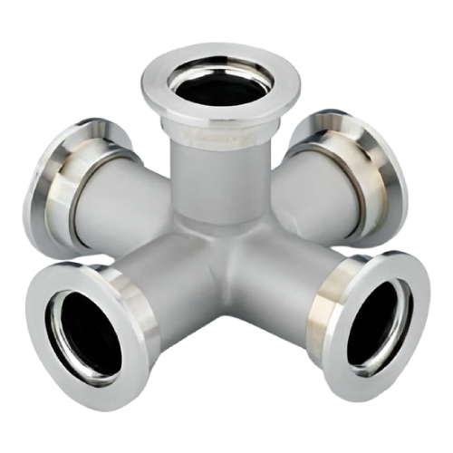 Six-Way Crosses – ISO KF & LF Vacuum Fittings | MDC Precision